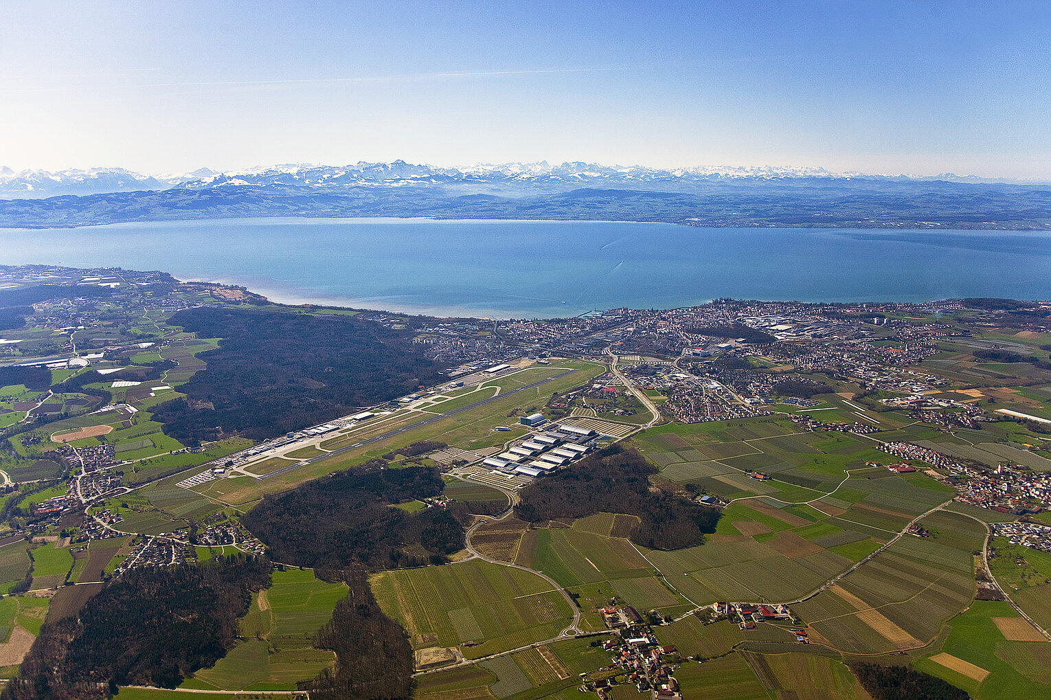 Alpen und der Bodensee