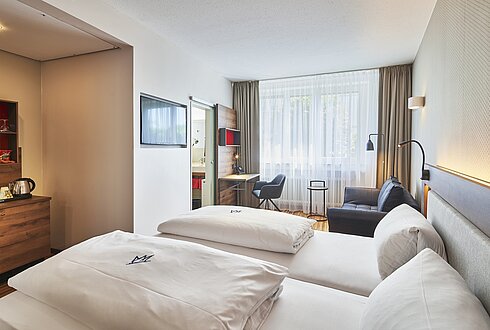 Großes Doppelzimmer mit gemütlichem Doppelbett